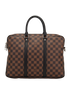 Porte Voyage, &pound;650, Handbags, Brown, Canvas, Front view
